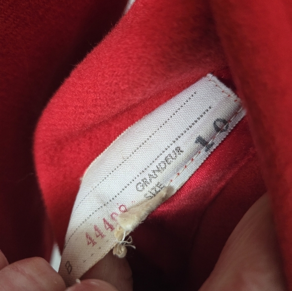 AQUASCUTUM OF LONDON Women's Red Double-Breasted Virgin Wool Coat. Size  10 - Picture 4 of 15